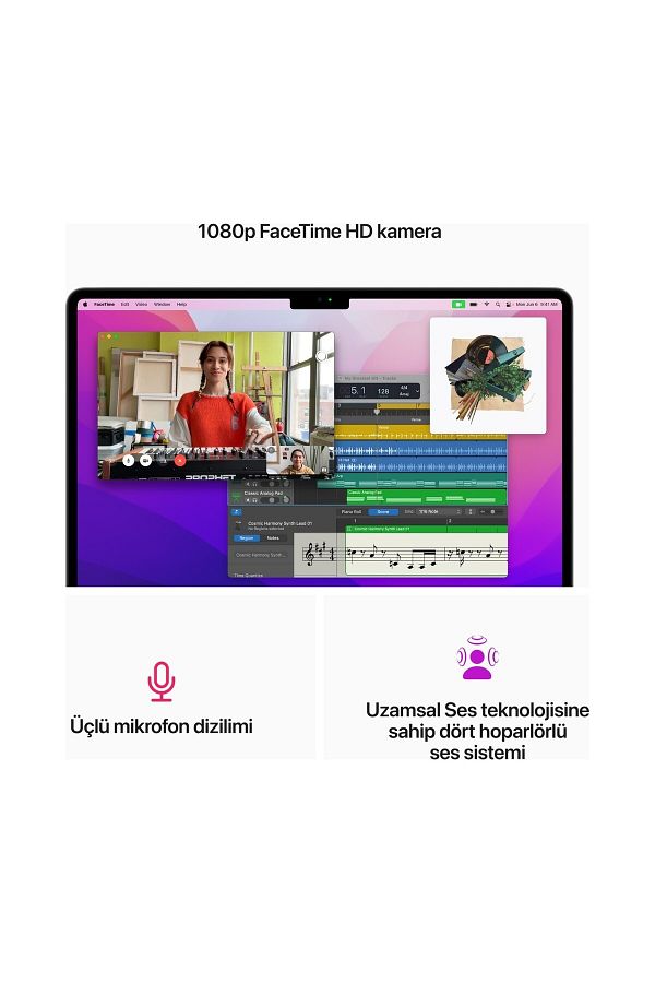 Apple Macbook Air M2 16gb 256gb Ssd Macos 13" Taşınabilir Bilgisayar Uzay Grisi Mc7u4tu/a - Görsel 7