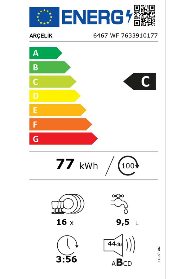 Arçelik 6467 WF 11 Programlı Bulaşık Makinesi - Görsel 7