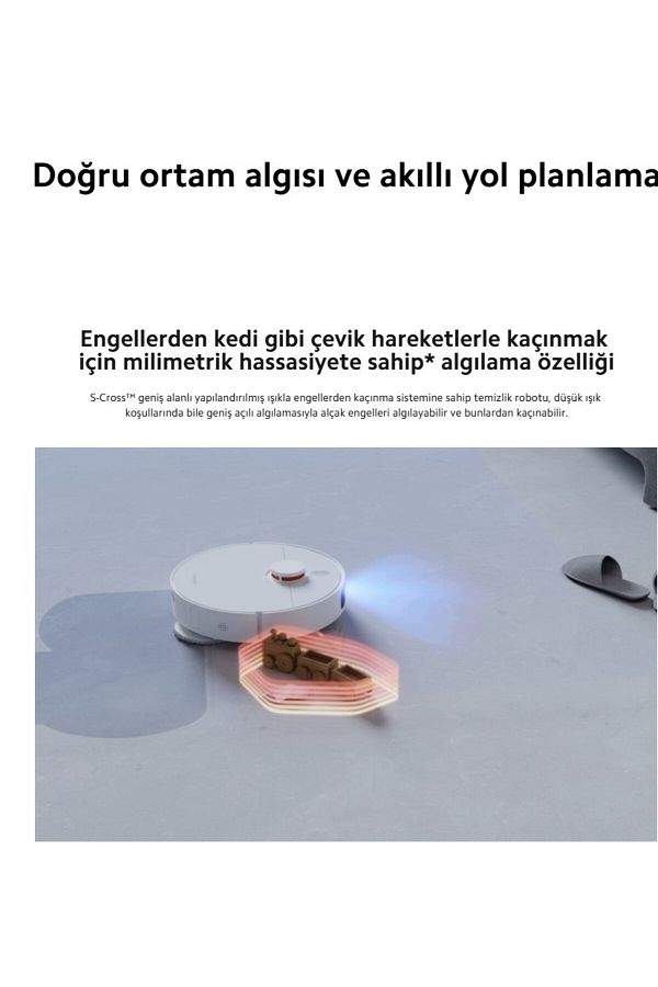 Xiaomi İstasyonlu Kendini Temizleyen 6000pa Sesli Kontrol -gelişmiş Süpürme Ve Paspas Akıllı Robot Süpürge - Görsel 2