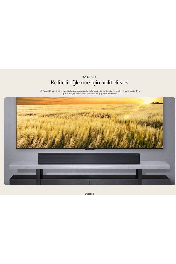 LG 4.1 Kanal Soundbar - 600W Güç, Kablosuz Subwoofer ve Bluetooth Bağlantısı+Hdmı Kablosu - Görsel 3