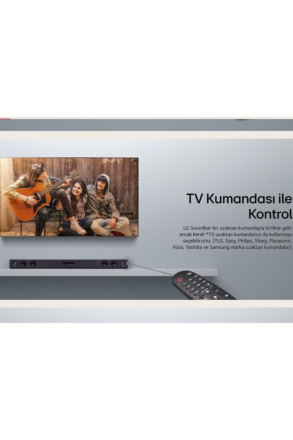 LG Kablosuz üstün bas 2.1 Kanal 300w Soundbar Ses Sistemi , Optik USB -Bluetooth Kolay Bağlantı - Görsel 7