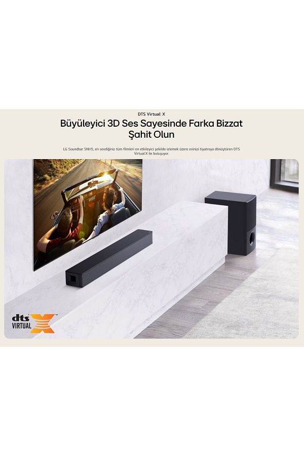 LG DTS Virtual:X Teknolojisi ve AI Sound Pro ile Evinizde Sinema Atmosferi 600W+HDMI kablosu - Görsel 6