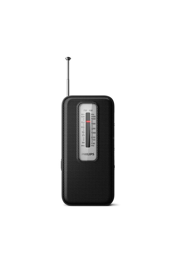 Philips TAR1506/37 Taşınabilir Hoparlörlü Antenli Kulaklık Jack  /FM Radyo Siyah