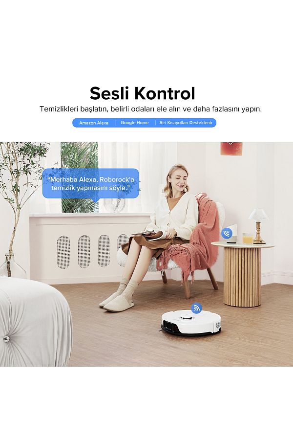 Roborock S8 Sonic Mopping Akıllı Robot Süpürge - Beyaz - Görsel 8