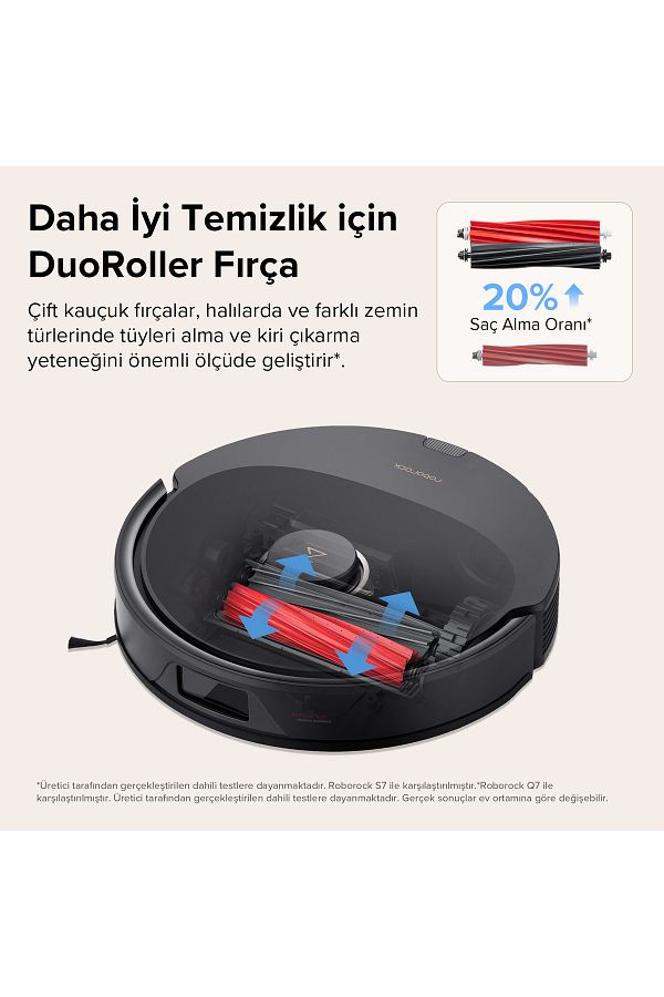 Roborock Vacuum Cleanner Q8 Max Robot Süpürge Siyah - Görsel 4