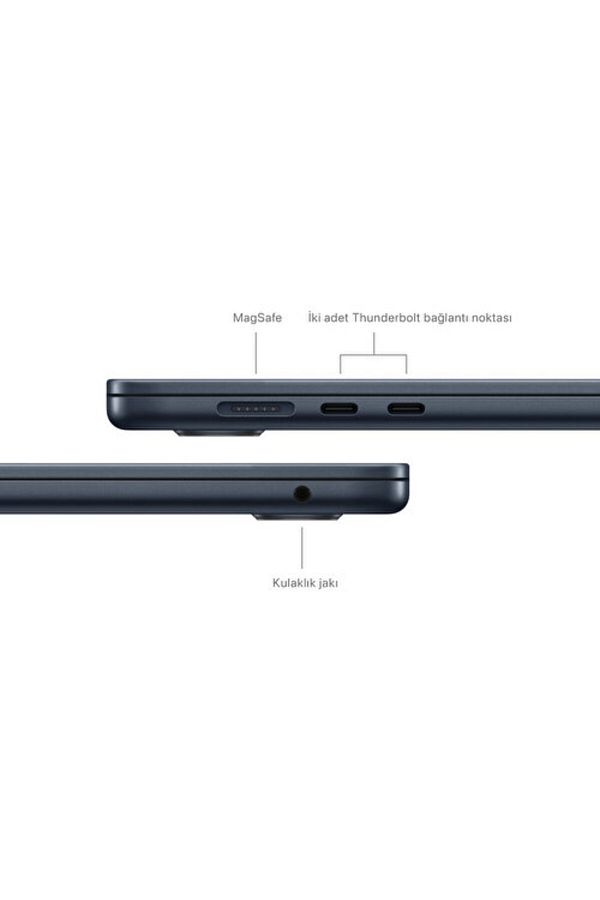 Apple Macbook Air M3 Çip 8gb 256gb Ssd Macos 15" Taşınabilir Bilgisayar Gece Yarısı Mryu3tu/a - Görsel 7
