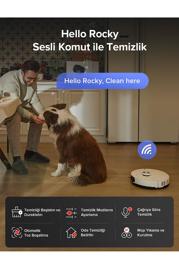 Roborock S8 Maxv Ultra Akıllı Robot Süpürge - Beyaz - Görsel 7