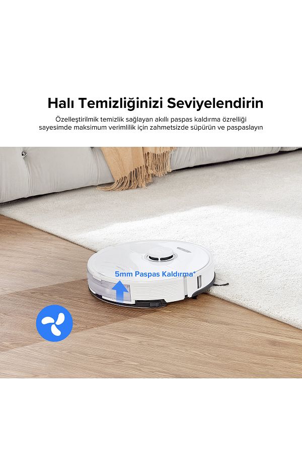 Roborock S8 Sonic Mopping Akıllı Robot Süpürge - Beyaz - Görsel 3
