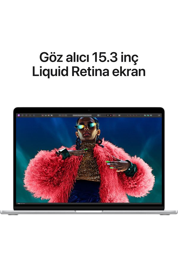 Apple Macbook Air M3 Çip 8gb 512gb Ssd 15.3 Inç Gümüş Mryq3tu/a - Görsel 5