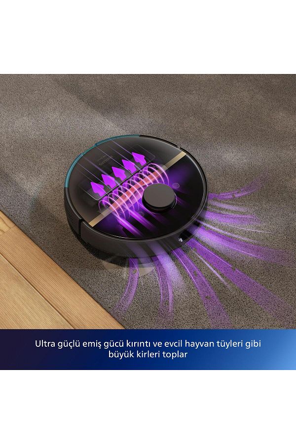 Philips Homerun 7100 Serisi Islak Kuru Moplu Toz Toplama Istasyonlu, 30 Gün Kapasiteli - XU7100/01 - Görsel 8