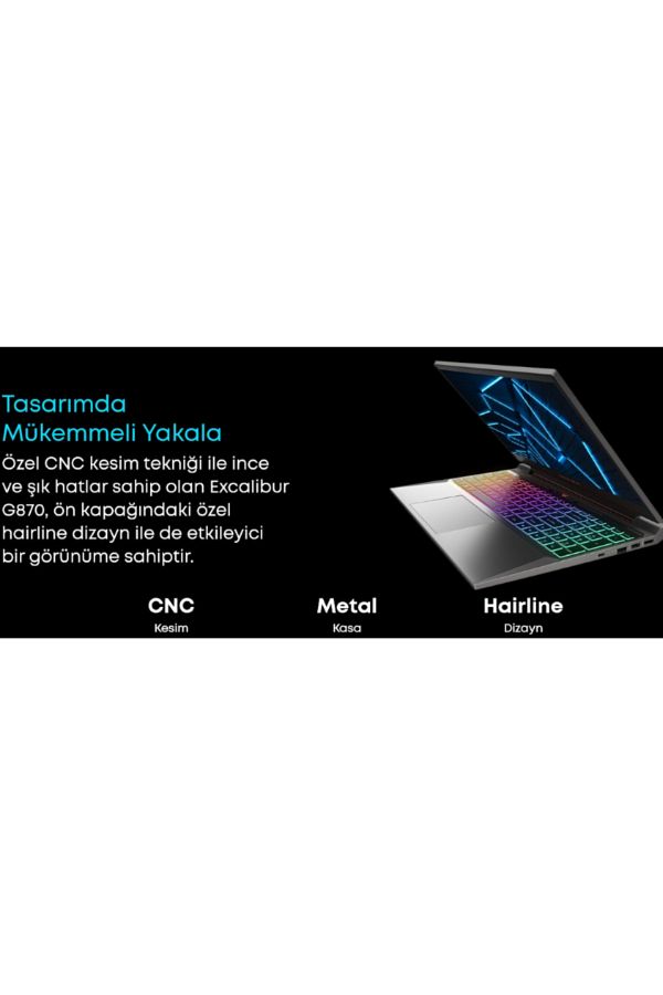 CASPER Excalibur i5 16 1TBRTX4060 BQB0P Laptop - Görsel 5