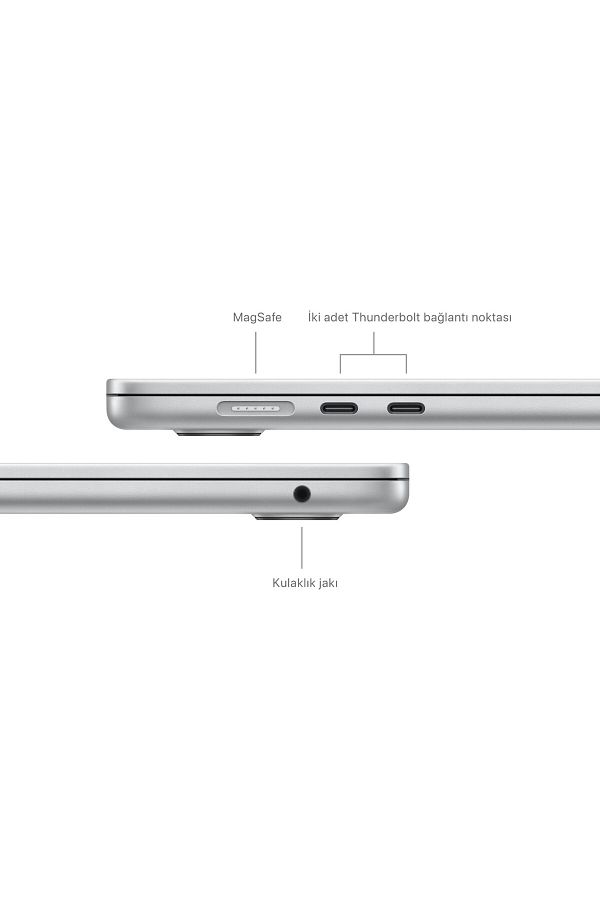 Apple Macbook Air M3 Çip 8gb 512gb Ssd 15.3 Inç Gümüş Mryq3tu/a - Görsel 7