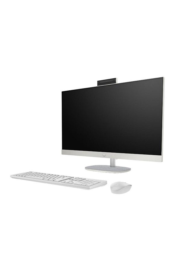 HP 27 CR0009NT 898B9EA Intel Core i5-1335U 16GB 512GB SSD 27"Full HD FreeDOS All In One PC Beyaz - Görsel 2