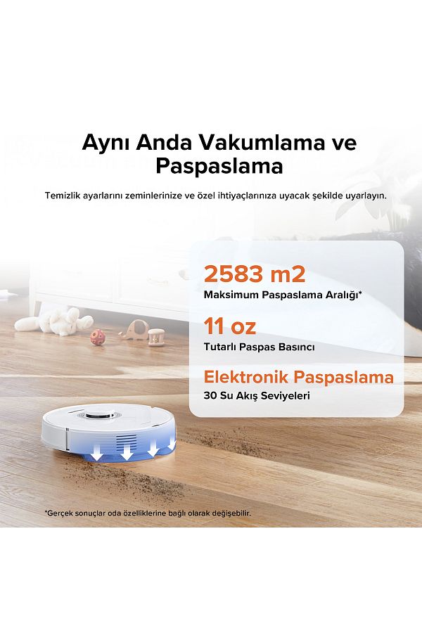 Roborock Q7 Max Akıllı Robot Süpürge Beyaz - Görsel 3