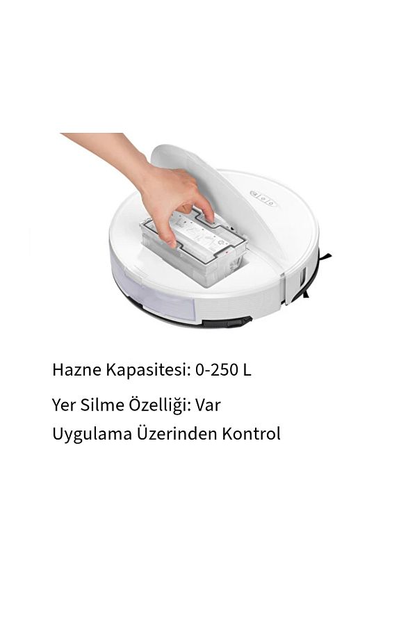 Roborock Mopping Akıllı Robot Süpürge Beyaz+ Yedek Parça - Görsel 4
