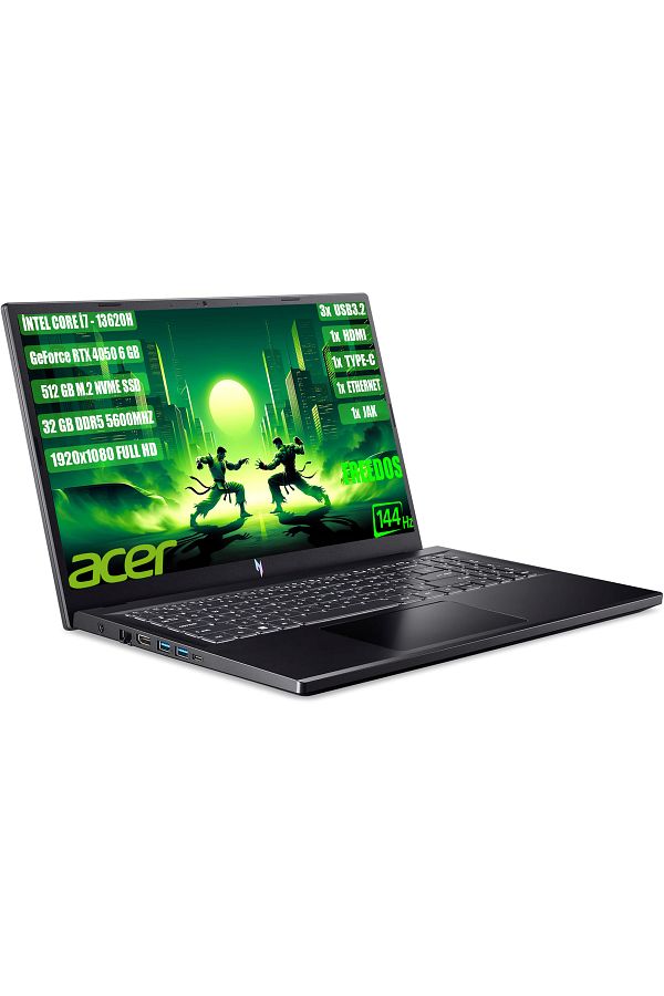 ACER Nitro V15 I7-13620h 32 Gb 512 Gb Ssd Rtx 4050-6 Gb 15.6" Fhd Ips 144hz Nh.qnbey.002 325 - Görsel 2