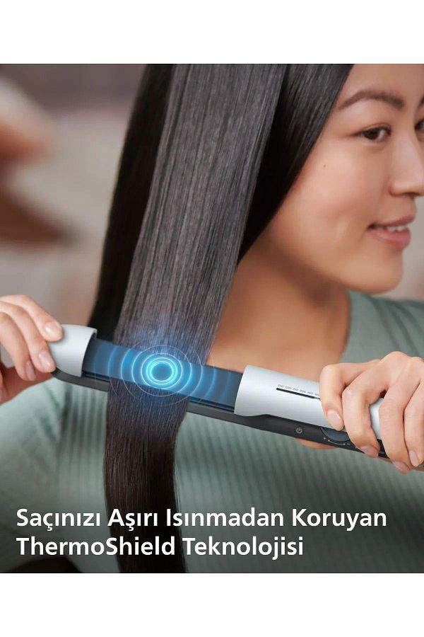 Philips Saç Düzleştirici Bhs520/00,bukle Özelliği,argan Yağı Katkılı,iyonik Bakım,kılıf Hediyeli - Görsel 7