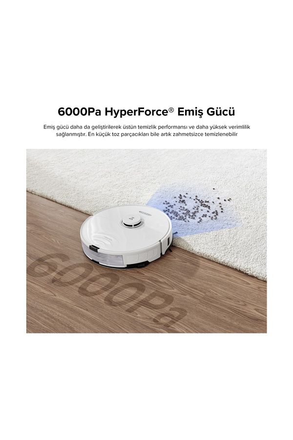 Roborock Mopping Akıllı Robot Süpürge Beyaz+ Yedek Parça - Görsel 2