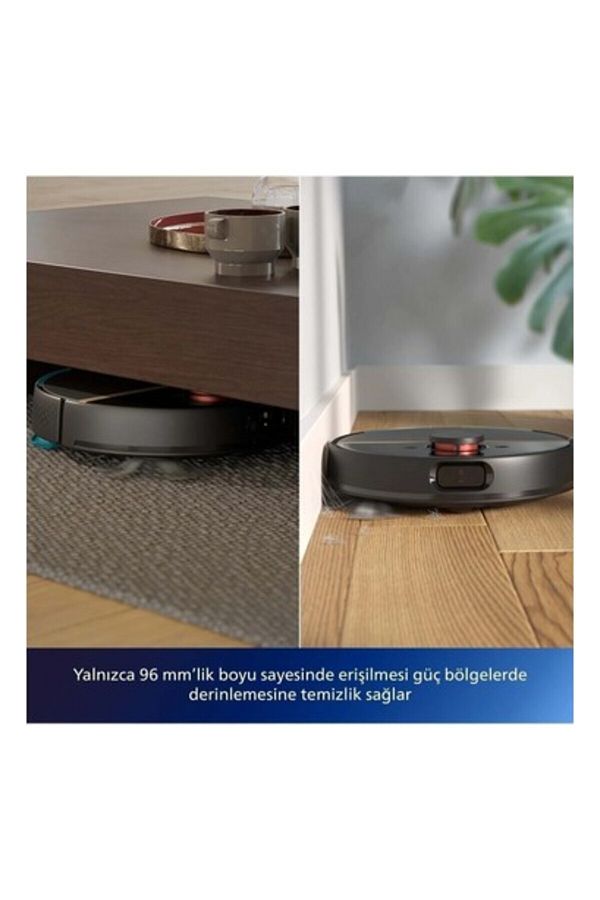 Philips Robbie Premium Robot Süpürge 4000 Pa Ultra Emiş Gücü, 200DK Pil Süresi - Görsel 4