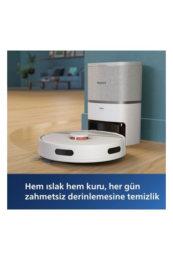 Philips Istasyonlu Silme+Haritalandırma Özellikli 4000 Pa Yüksek Emiş - Görsel 2