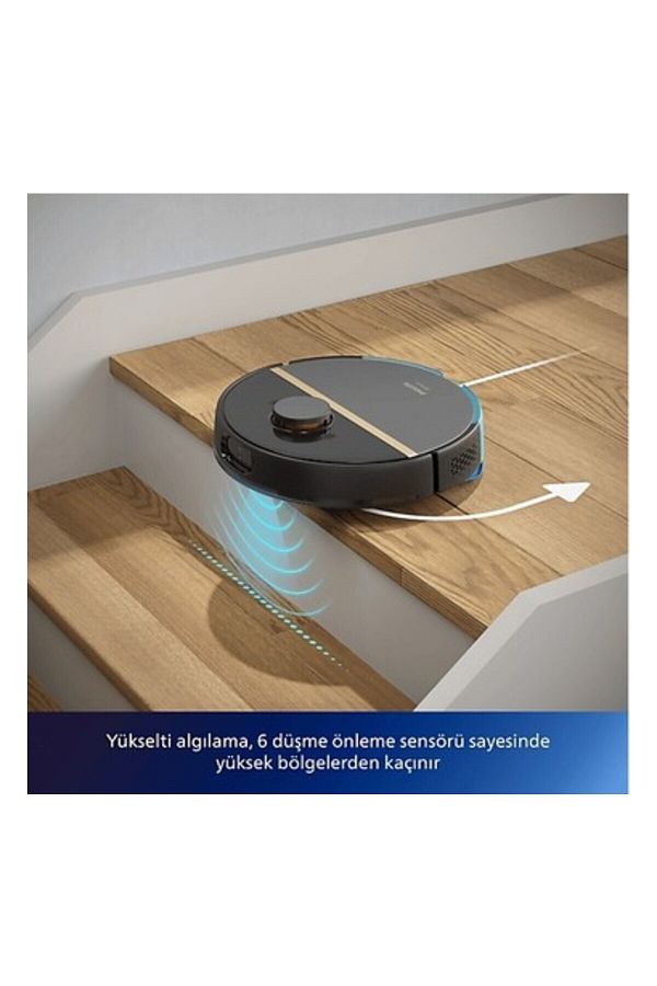 Philips Phılıps 7000 Serisi Islak Kuru Aqua Robot Süpürge 5000PA Emiş Gücü Siyah - Görsel 5