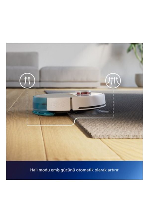 Philips 5000PA Yüksek Emiş Gücü, Halı Tanıma Özelliği, Titreşimli Mop - Görsel 4