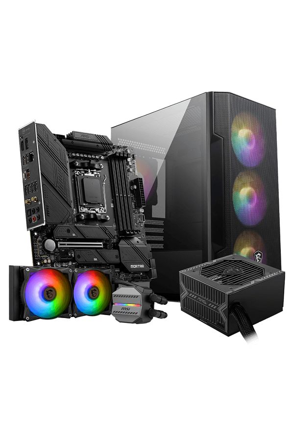 Exper Intel i7-12700F 64GB 1 TB SSD + 4TB HDD RTX4060 8G Freedos POWERED BY MSI Sıvı Soğutma/Wi-fi - Görsel 2