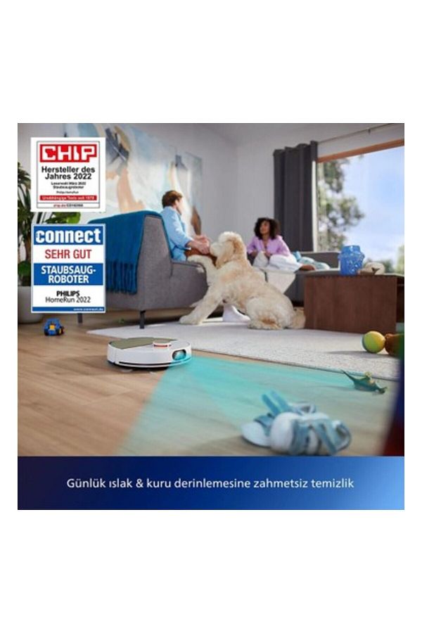 Philips 5000PA Yüksek Emiş Gücü, Halı Tanıma Özelliği, Titreşimli Mop - Görsel 2