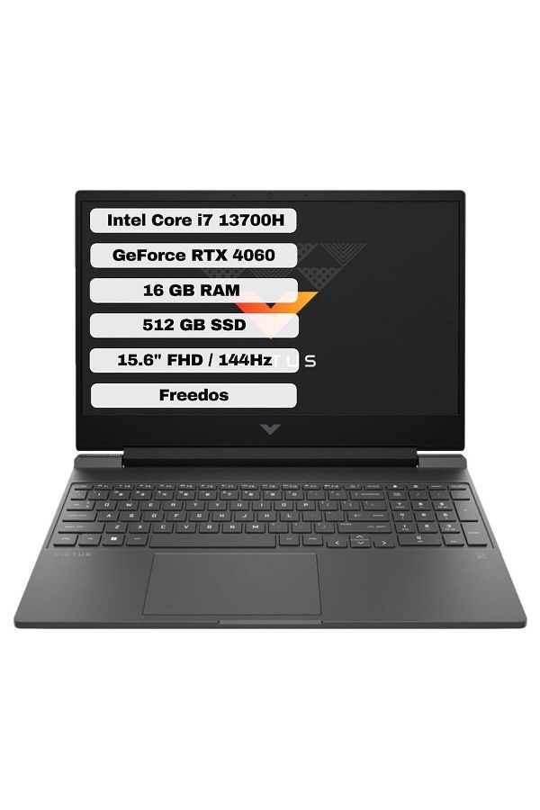 HP Vıctus 15-fa1055nt 8u846ea I7-13700h 16gb 512gb Ssd 8gb Rtx4060 15.6" Dos - Görsel 7