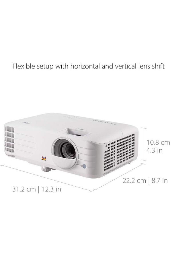ViewSonic UHD Ev Sineması DLP Işınlayıcı (4K, 3,200 ANSI Lümen, 2x HDMI, 10 Watt Hoparlör, )Beyaz - Görsel 7