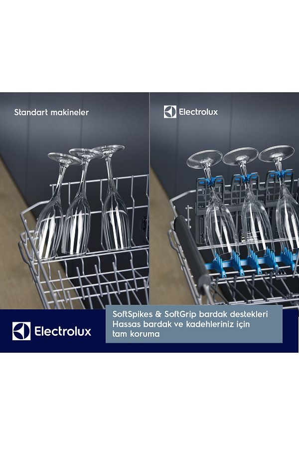 Electrolux ESC87300SX ComfortLift XXL Inverter Bulaşık Makinesi Inox - Görsel 10