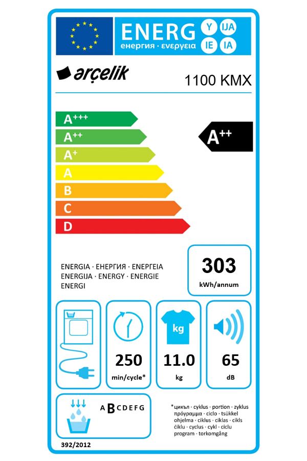 Arçelik 1100 KMX 11 Kg Kurutma Makinesi - Görsel 8