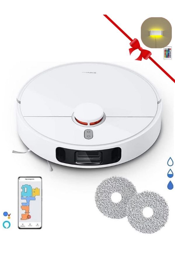 Xiaomi 3d Engel Tanıma,HEPA Filtre,Halı Tanıma, Çift Hatlı Lazer Lds Lidarlı Taramalı Premium Robot Süpürge