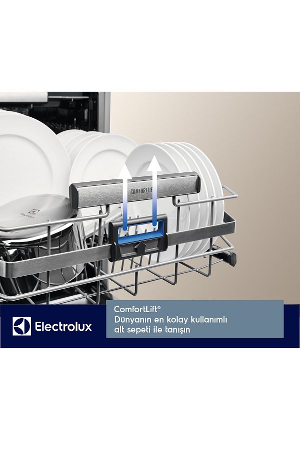 Electrolux ESC87300SX ComfortLift XXL Inverter Bulaşık Makinesi Inox - Görsel 4