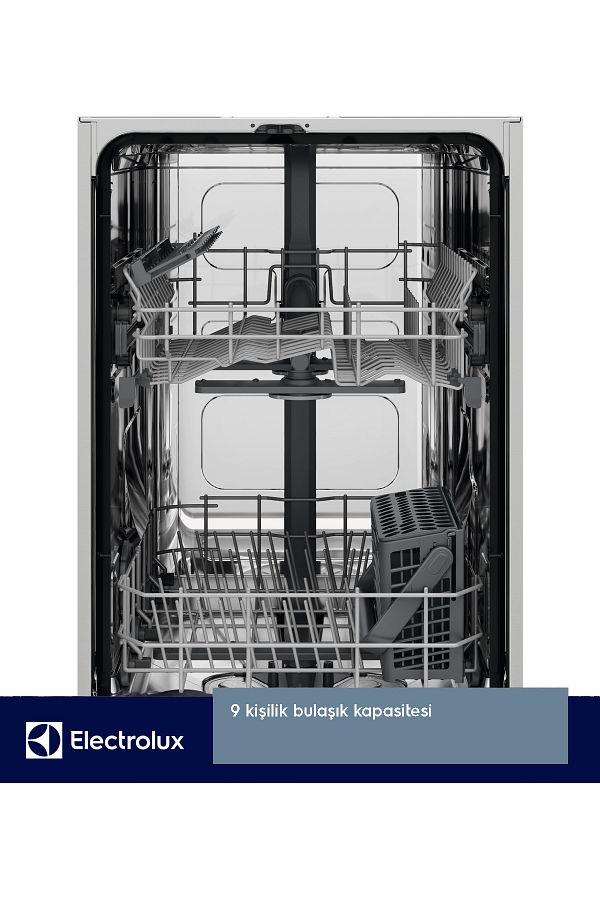 Electrolux EEA12100L AirDry Inverter 45 cm Tam Ankastre Bulaşık Makinesi - Görsel 3