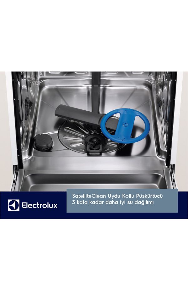 Electrolux EES48401L Tam Ankastre Satelliteclean Quickselect Inverter Bulaşık Makinesi - Görsel 5
