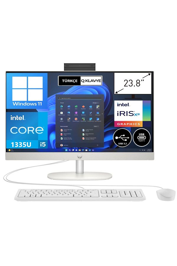 HP ProOne 240 G10 Intel Core i5-1335U 23.8" 8 GB RAM 1TB SSD Windows 11 Home All In One