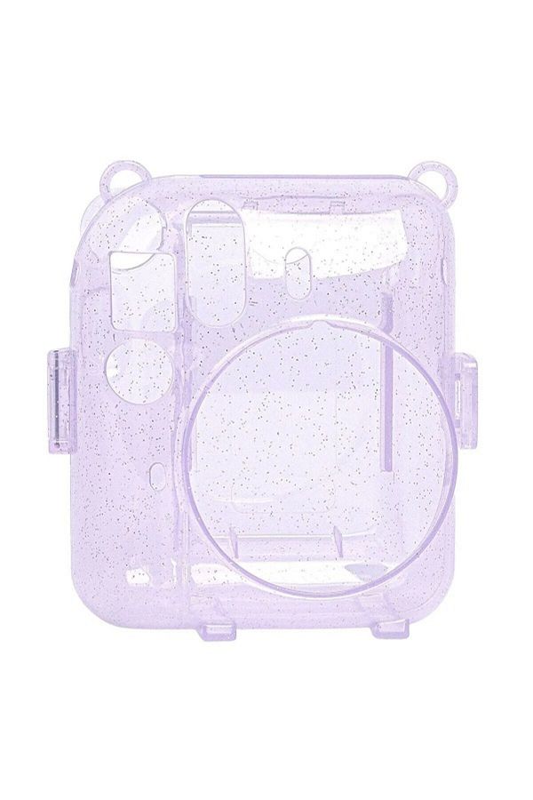 Fujifilm Instax Mini 12 Fotoğraf Makinesi-10lu Film-simli Pleksi Kılıf Ve Fotoğraf Çerçevesi Seti 2 Mor - Görsel 3