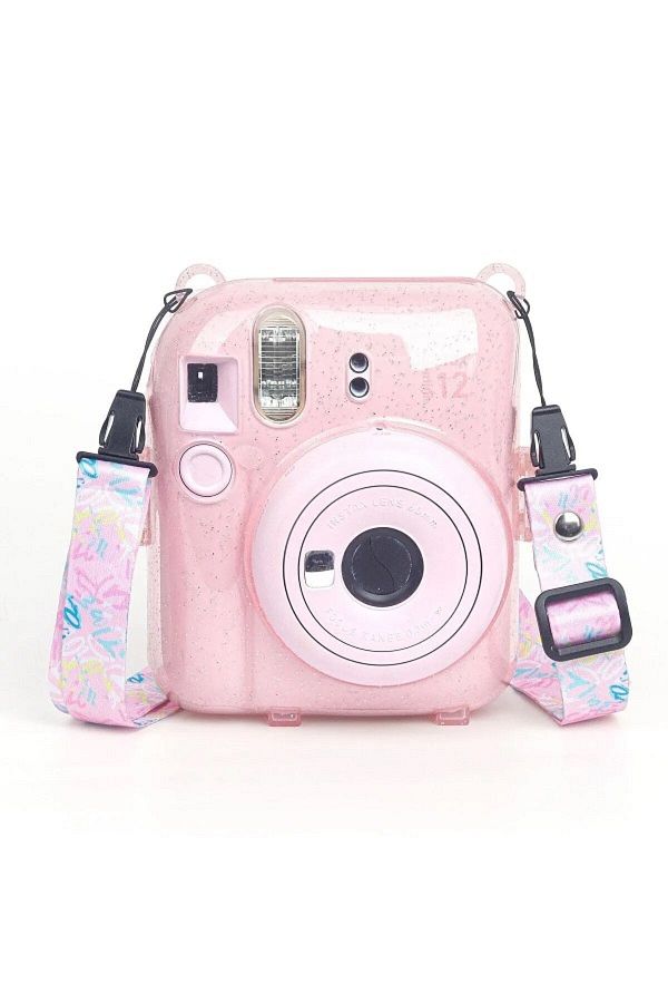 Fujifilm Instax Mini 12 Fotoğraf Makinesi-10lu Film-simli Pleksi Kılıf Ve Fotoğraf Çerçevesi Seti 2 Pembe - Görsel 4
