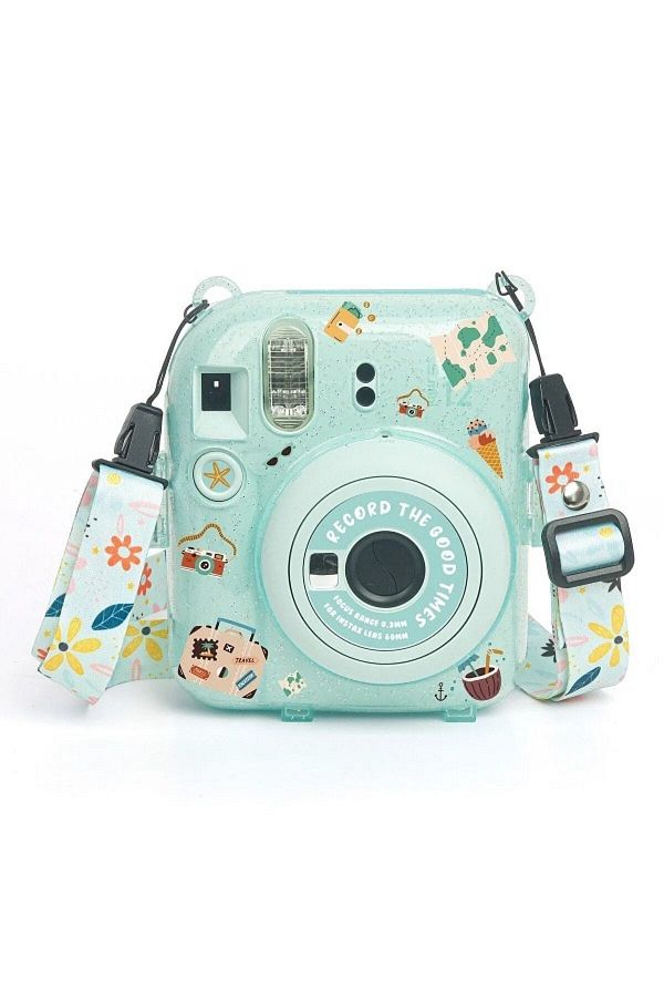 Fujifilm Instax Mini 12 Fotoğraf Makinesi-10lu Film-simli Pleksi Kılıf Ve Fotoğraf Çerçevesi Seti 2 Yeşil - Görsel 5