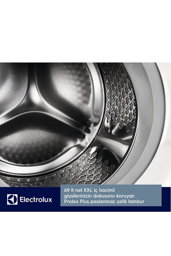 Electrolux EW7WN361ST DualCare 10kg/6kg 1600 Devir Buharlı A/E Enerji Sınıfı Kurutmalı Çamaşır Makinesi - Görsel 6