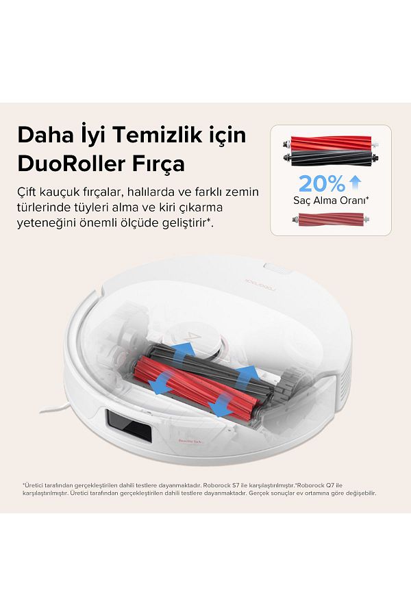 Roborock Vacuum Cleanner Q8 Max Robot Süpürge Beyaz - Görsel 4