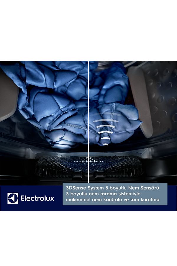 Electrolux EW7H389ST GentleCare 3DSense 9 kg A+++ Enerji Sınıfı Inverter Kurutma Makinesi - Görsel 3