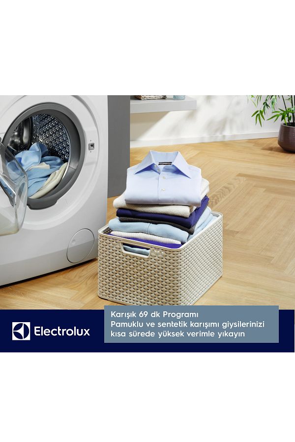 Electrolux EW7WO349ST DualCare 9kg/5kg 1400 Devir Buharlı A/E Enerji Sınıfı Kurutmalı Çamaşır Makinesi - Görsel 5