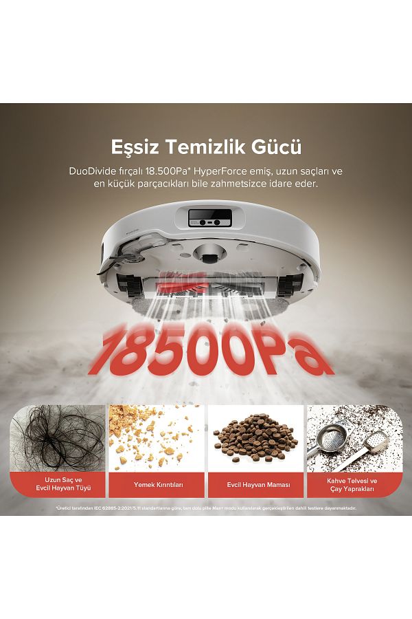 Roborock Q Revo Curv Akıllı Robot Süpürge Beyaz - Görsel 3