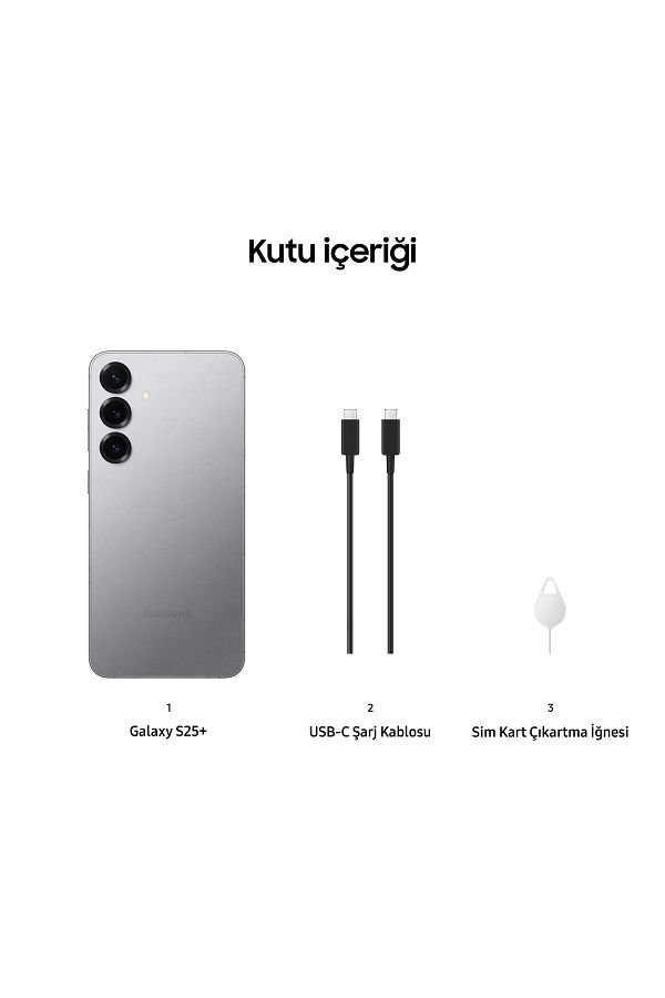 Samsung Galaxy S25+ 256 GB Gümüş (Samsung Türkiye Garantili) - Görsel 8
