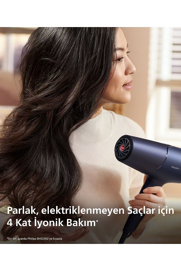 Philips Saç Kurutma Makinesi Bhd510/10,iyonik Bakım,3 Isı Ve 2 Hız Ayarı,2300w - Görsel 7