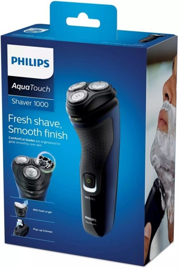 Philips S122341 3 Oynar Başlıklı Islak-kuru Tıraş Makinesi Siyah - Görsel 6
