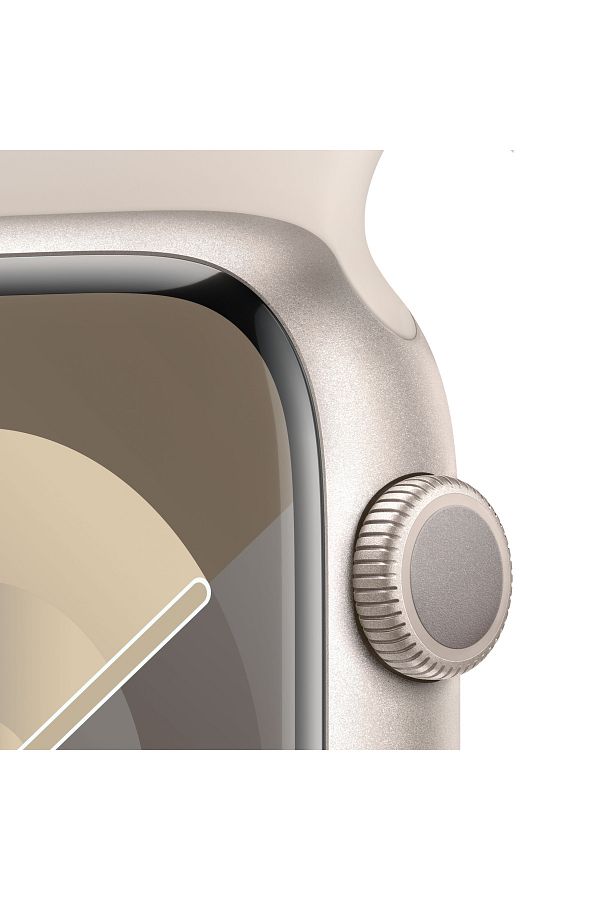 Apple Watch Series 9 GPS 45mm Yıldız Işığı Alüminyum Kasa ve Yıldız Işığı Spor Kordon - M/L - Görsel 3