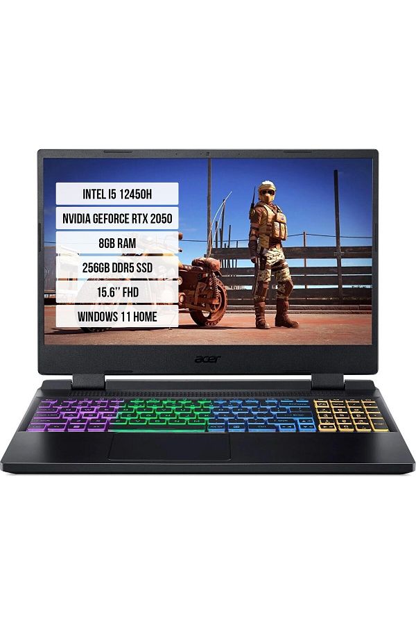 ACER An515-58 Nh.qmzey.005 I5-12450h 8gb Ddr5 256gb Ssd Rtx2050-4gb 15.6'' 144hz Windows 11 Home - Görsel 2